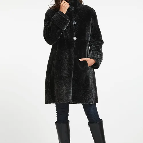 Reversible Shearling Coat