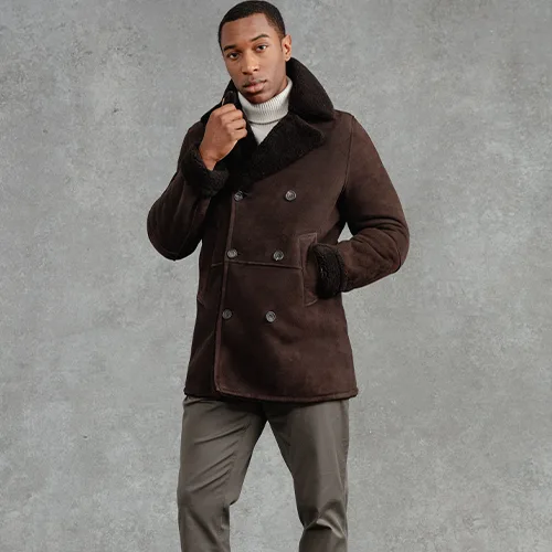 Shearling Peacoat