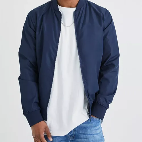 Nylon Bomber Jacket