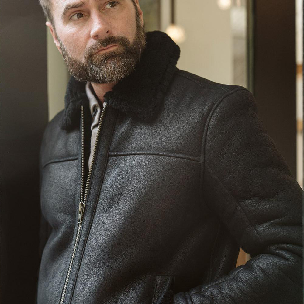 black shearling jacket mens-black mens shearling jacket-shearling coats on sale- men shearling jacket- black shearling jacket- black leather jacket with shearling-sale shearling coat-coats shearling-men's leather shearling jacket-men's shearling jackets-men's lamb shearling coat-mens leather jacket with shearling-shearling leather jacket for men-mens shearling jacket sale- black shearling aviator jacket