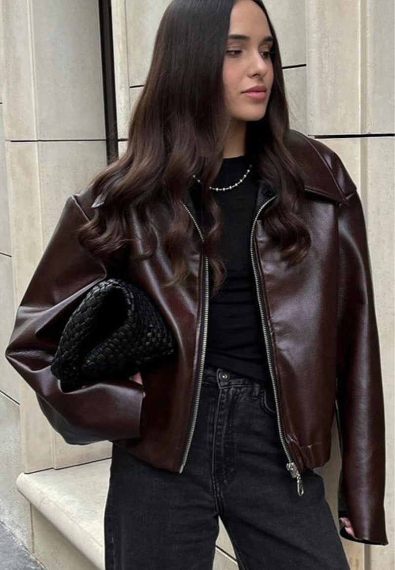 vintage brown leather jacket-oversized brown leather jacket-90s leather jacket-brown leather jacket retro-retro brown leather jacket-genuine brown leather jacket-oversized leather moto jacket-vintage oversized leather jacket-oversized leather jacket vintage-oversized vintage leather jacket-oversize vintage leather jacket-women's vintage brown leather jacket