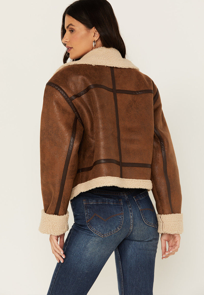 brown shearling jacket-brown leather vintage jacket-brown genuine leather shearling jacket-brown genuine leather shearling jacket-retro brown leather jacket-shearling leather jacket womens-oversized shearling jacket-brown shearling leather jacket-vintage oversized leather jacket-women's shearling bomber jacket-relaxed fit jacket-shearling bomber jacket womens-shearling leather jacket women-leather jacket with shearling collar-women's vintage brown leather jacket
