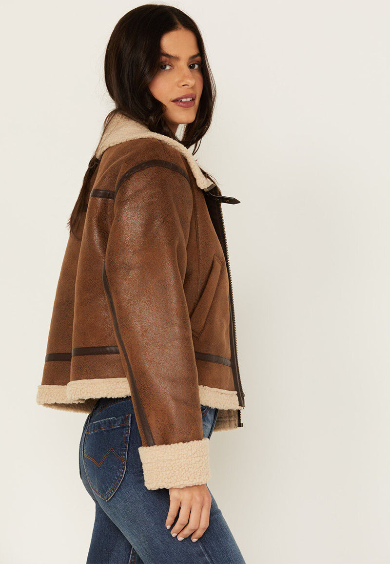 brown shearling jacket-brown leather vintage jacket-brown genuine leather shearling jacket-brown genuine leather shearling jacket-retro brown leather jacket-shearling leather jacket womens-oversized shearling jacket-brown shearling leather jacket-vintage oversized leather jacket-women's shearling bomber jacket-relaxed fit jacket-shearling bomber jacket womens-shearling leather jacket women-leather jacket with shearling collar-women's vintage brown leather jacket