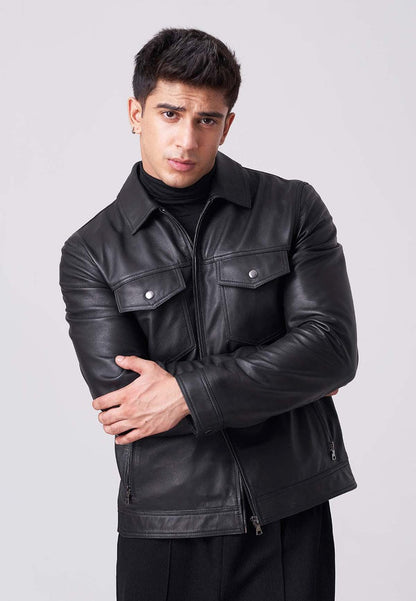 Sheepskin leather jacket-motorcycle leather jacket black-mens sheepskin leather jacket-mens leather motorcycle jacket​-mens black leather racing jacket​-mens black leather jacket-black sheepskin leather jacket-black biker leather jackets-biker leather jackets men-best leather jackets for men