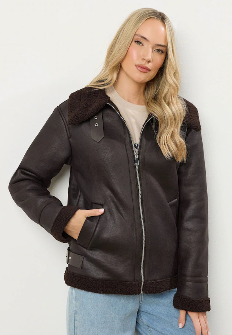 brown shearling jacket-brown leather vintage jacket-brown genuine leather shearling jacket-brown genuine leather shearling jacket-retro brown leather jacket-shearling leather jacket womens-oversized shearling jacket-brown shearling leather jacket-vintage oversized leather jacket-women's shearling bomber jacket-relaxed fit jacket-shearling bomber jacket womens-shearling leather jacket women-leather jacket with shearling collar-women's vintage brown leather jacket
