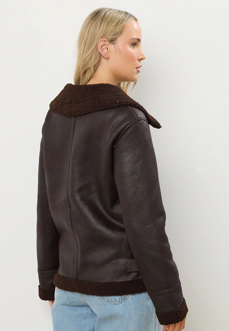 brown shearling jacket-brown leather vintage jacket-brown genuine leather shearling jacket-brown genuine leather shearling jacket-retro brown leather jacket-shearling leather jacket womens-oversized shearling jacket-brown shearling leather jacket-vintage oversized leather jacket-women's shearling bomber jacket-relaxed fit jacket-shearling bomber jacket womens-shearling leather jacket women-leather jacket with shearling collar-women's vintage brown leather jacket