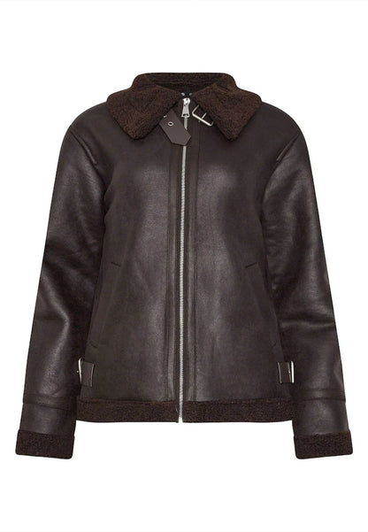brown shearling jacket-brown leather vintage jacket-brown genuine leather shearling jacket-brown genuine leather shearling jacket-retro brown leather jacket-shearling leather jacket womens-oversized shearling jacket-brown shearling leather jacket-vintage oversized leather jacket-women's shearling bomber jacket-relaxed fit jacket-shearling bomber jacket womens-shearling leather jacket women-leather jacket with shearling collar-women's vintage brown leather jacket