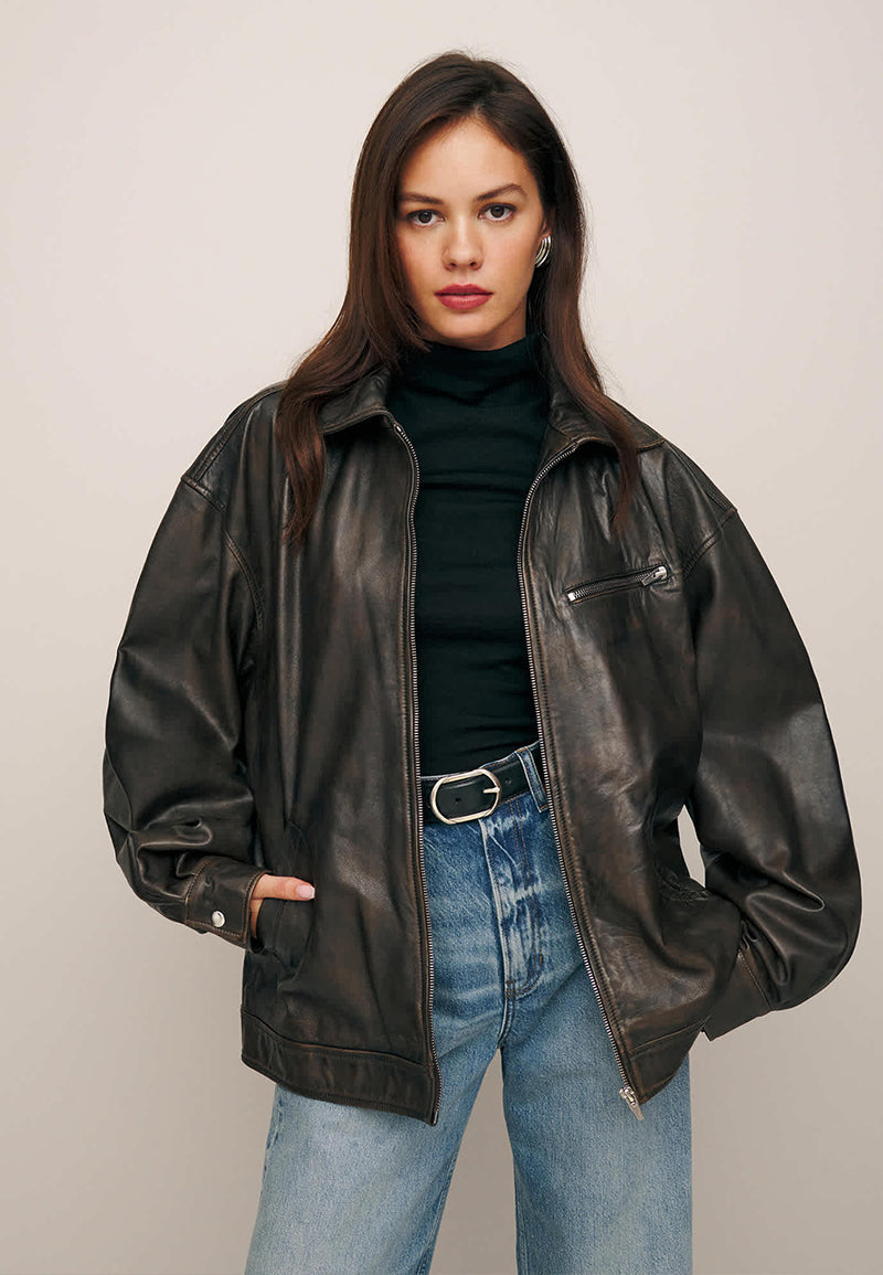 vintage brown leather jacket-oversized brown leather jacket-90s leather jacket-brown leather jacket retro-retro brown leather jacket-genuine brown leather jacket-oversized leather moto jacket-vintage oversized leather jacket-oversized leather jacket vintage-oversized vintage leather jacket-oversize vintage leather jacket-women's vintage brown leather jacket