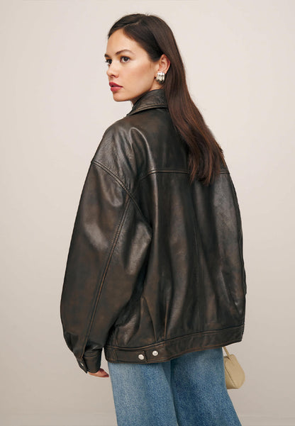 vintage brown leather jacket-oversized brown leather jacket-90s leather jacket-brown leather jacket retro-retro brown leather jacket-genuine brown leather jacket-oversized leather moto jacket-vintage oversized leather jacket-oversized leather jacket vintage-oversized vintage leather jacket-oversize vintage leather jacket-women's vintage brown leather jacket