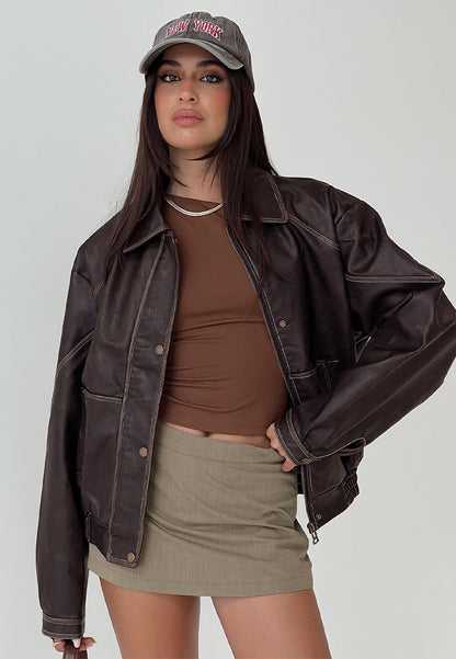 vintage brown leather jacket-oversized brown leather jacket-90s leather jacket-brown leather jacket retro-retro brown leather jacket-genuine brown leather jacket-oversized leather moto jacket-vintage oversized leather jacket-oversized leather jacket vintage-oversized vintage leather jacket-oversize vintage leather jacket-women's vintage brown leather jacket