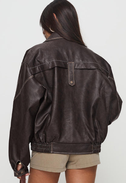vintage brown leather jacket-oversized brown leather jacket-90s leather jacket-brown leather jacket retro-retro brown leather jacket-genuine brown leather jacket-oversized leather moto jacket-vintage oversized leather jacket-oversized leather jacket vintage-oversized vintage leather jacket-oversize vintage leather jacket-women's vintage brown leather jacket