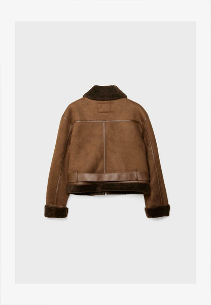 brown shearling jacket-brown leather vintage jacket-brown genuine leather shearling jacket-brown genuine leather shearling jacket-retro brown leather jacket-shearling leather jacket womens-brown shearling leather jacket-women's shearling bomber jacket-shearling bomber jacket womens-shearling leather jacket women-leather jacket with shearling collar-women's vintage brown leather jacket