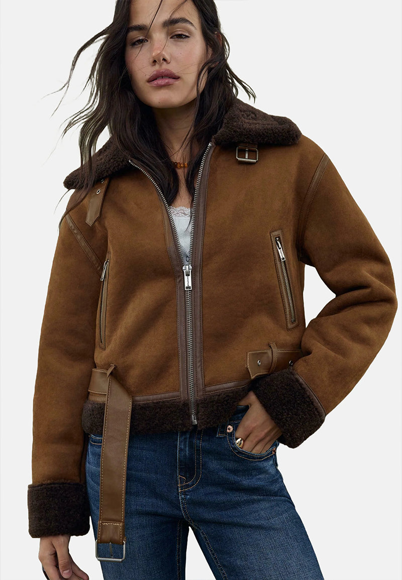 brown shearling jacket-brown leather vintage jacket-brown genuine leather shearling jacket-brown genuine leather shearling jacket-retro brown leather jacket-shearling leather jacket womens-brown shearling leather jacket-women's shearling bomber jacket-shearling bomber jacket womens-shearling leather jacket women-leather jacket with shearling collar-women's vintage brown leather jacket