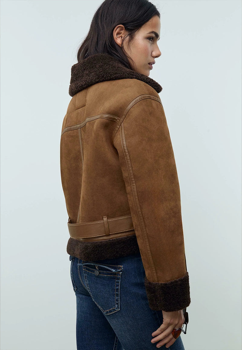 brown shearling jacket-brown leather vintage jacket-brown genuine leather shearling jacket-brown genuine leather shearling jacket-retro brown leather jacket-shearling leather jacket womens-brown shearling leather jacket-women's shearling bomber jacket-shearling bomber jacket womens-shearling leather jacket women-leather jacket with shearling collar-women's vintage brown leather jacket