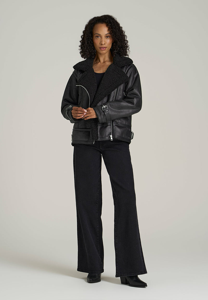 shearling leather jacket womens-oversized shearling jacket-vintage oversized leather jacket-women's shearling bomber jacket-relaxed fit jacket-shearling bomber jacket womens-shearling leather jacket women-leather jacket with shearling collar-women's vintage brown leather jacket-black shearling jacket-vintage black leather bomber jacket-brown genuine leather shearling jacket-black shearling leather jacket