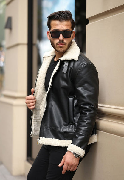 black shearling jacket mens-black mens shearling jacket-shearling coats on sale- men shearling jacket- black shearling jacket- black leather jacket with shearling-sale shearling coat-coats shearling-men's leather shearling jacket-men's shearling jackets-men's lamb shearling coat-mens leather jacket with shearling-shearling leather jacket for men-mens shearling jacket sale- black shearling aviator jacket