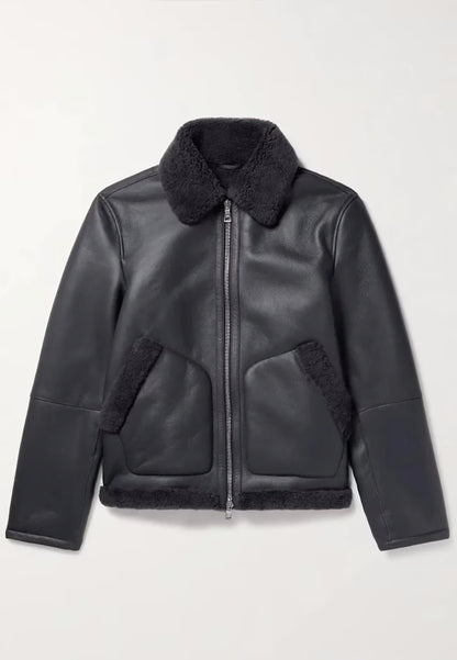 vintage sheepskin shearling coat-vintage shearling jackets-vintage shearling jacket mens-sheepskin shearling jacket-shearling flight jacket-shearling collar jacket-shearling coats on sale-mens black shearling jacket-men's shearling jackets-men's leather shearling jacket-black shearling jacket-black mens shearling jacket-aviator shearling jacket mens