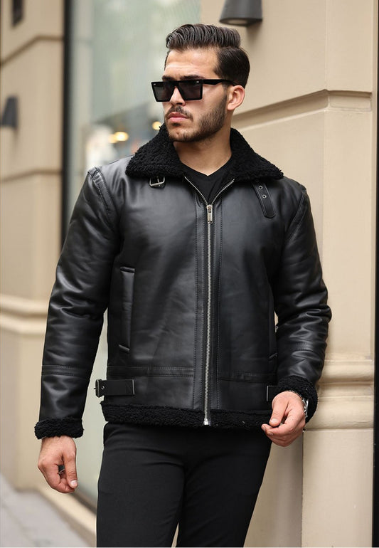 black shearling jacket mens-black mens shearling jacket-shearling coats on sale- men shearling jacket- black shearling jacket- black leather jacket with shearling-sale shearling coat-coats shearling-men's leather shearling jacket-men's shearling jackets-men's lamb shearling coat-mens leather jacket with shearling-shearling leather jacket for men-mens shearling jacket sale- black shearling aviator jacket