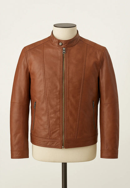 Sheepskin leather jacket-motorcycle jacket leather brown-mens sheepskin leather jacket-mens leather motorcycle jacket​-mens brown motorcycle leather jacket-men brown leather jacket outfit-genuine brown leather jacket-brown leather biker jacket-biker leather jackets men-best leather jackets for men