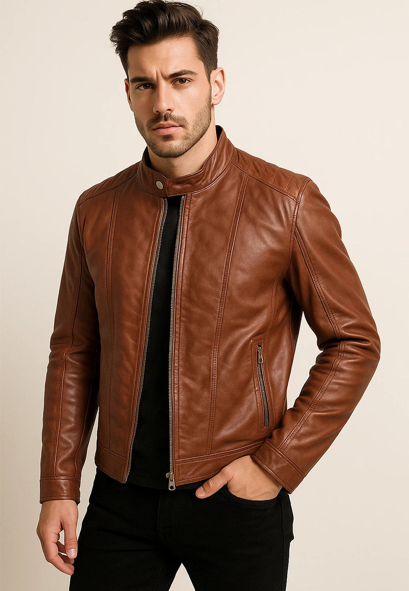 Sheepskin leather jacket-motorcycle jacket leather brown-mens sheepskin leather jacket-mens leather motorcycle jacket​-mens brown motorcycle leather jacket-men brown leather jacket outfit-genuine brown leather jacket-brown leather biker jacket-biker leather jackets men-best leather jackets for men