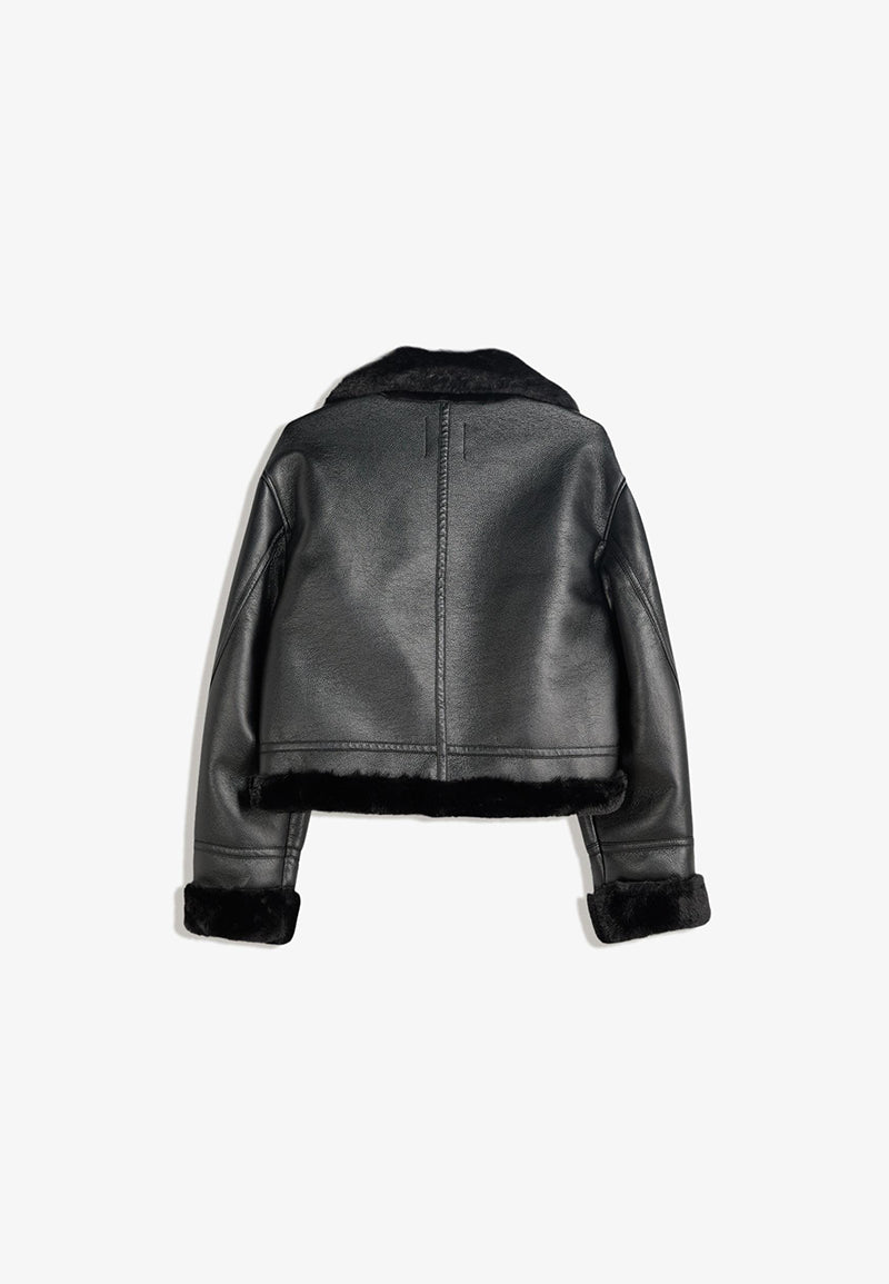 shearling leather jacket womens-oversized shearling jacket-vintage oversized leather jacket-women's shearling bomber jacket-relaxed fit jacket-shearling bomber jacket womens-shearling leather jacket women-leather jacket with shearling collar-women's black shearling jacket-vintage black leather bomber jacket- black shearling leather jacket