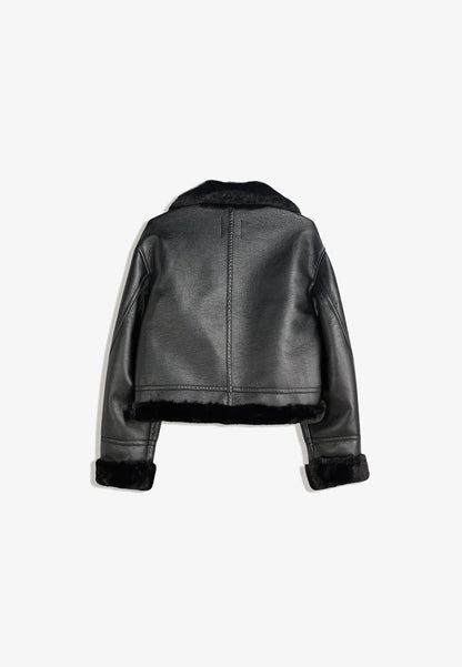 shearling leather jacket womens-oversized shearling jacket-vintage oversized leather jacket-women's shearling bomber jacket-relaxed fit jacket-shearling bomber jacket womens-shearling leather jacket women-leather jacket with shearling collar-women's black shearling jacket-vintage black leather bomber jacket- black shearling leather jacket