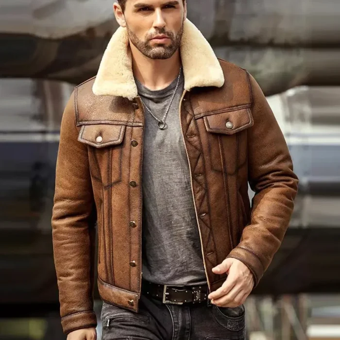 mens shearling jacket-shearling jacket-mens leather shearling jacket-sheepskin jacket mens-trucker jacket mens-brown shearling jacket-sheepskin shearling jacket-men collar jackets-mens leather shearling jacket-shearling trucker jacket-brown jacket men-mens brown trucker jacket-brown trucker jacket-raf jackets