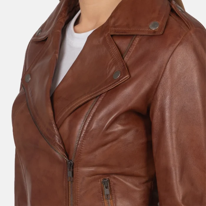 biker jacket, biker jacket women's, leather biker jacket brown, female motorcycle jacket, biker style leather jacket, vintage biker jacket womens, women's brown biker jacket, womens leather bike jackets, womens brown leather motorcycle jacket, motorbike leathers for women