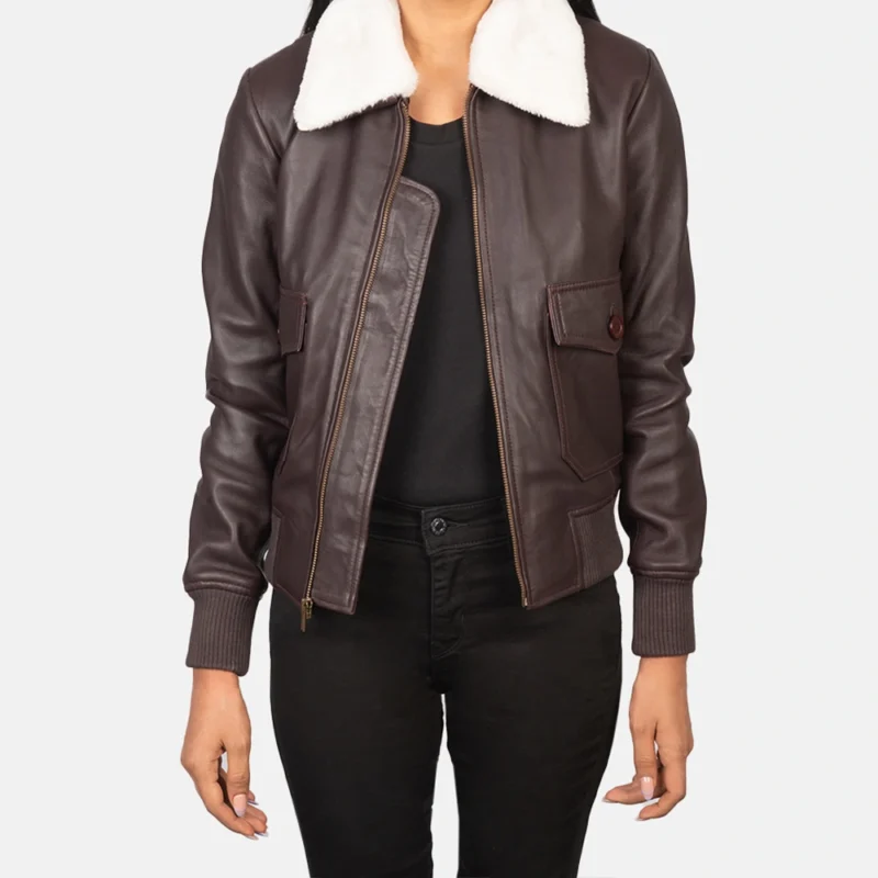 women's bomber jacket-leather bomber jacket women-ladies bomber jacket-brown leather bomber jacket womens-womens brown bomber jacket-brown womens leather bomber jacket-g1 bomber jacket-g1 flight jacket-g 1 military flight jacket