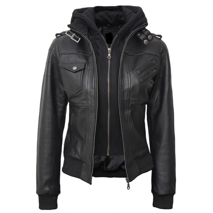 women's bomber jacket-leather bomber jacket women-ladies bomber jacket-black leather bomber jacket womens-womens black bomber jacket-black bomber jacket for women-women's sheepskin jacket-women's hooded bomber jacket-womens leather bomber jacket with hood