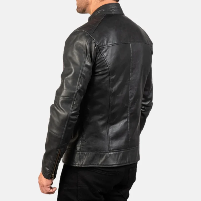 black leather jacket-mens black leather jacket-cowhide jackets for men-black real leather jacket-leather jacket in black-men in black leather jacket-black leather jacket with collar-mens black biker jacket-biker jacket-mens black leather biker jacket