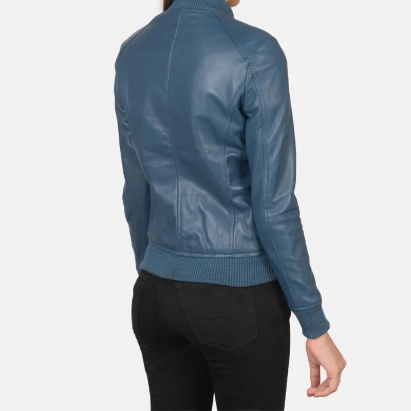 women's bomber jacket-leather bomber jacket women-ladies bomber jacket-blue bomber jacket for women-womens blue bomber jacket