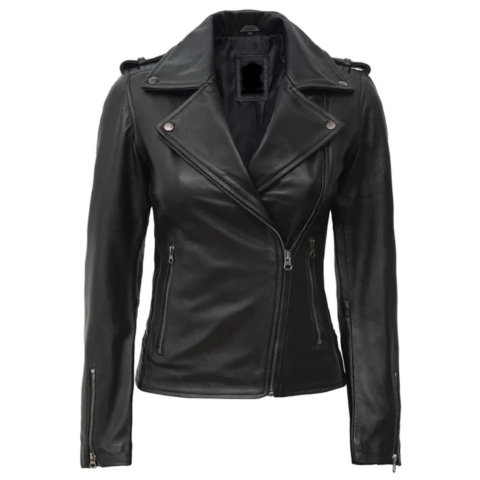 womens leather jackets-black leather jacket for womens-black leather racer jacket-womens leather motorcycle jacket-womens leather racer jacket-racer moto jacket-womens biker jacket