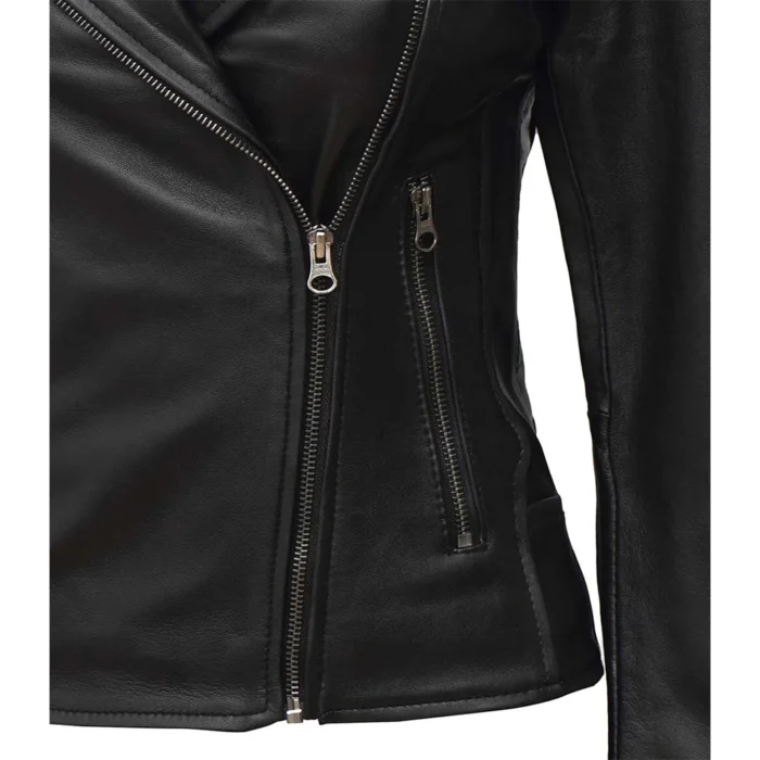 womens leather jackets-black leather jacket for womens-black leather racer jacket-womens leather motorcycle jacket-womens leather racer jacket-racer moto jacket-womens biker jacket