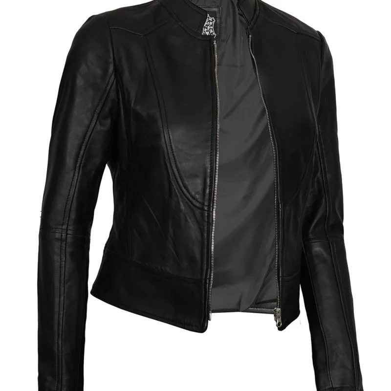 womens leather jackets-black leather jacket for womens-black leather racer jacket-womens leather motorcycle jacket-womens leather racer jacket-racer moto jacket-womens biker jacket-cafe racer jacket womens