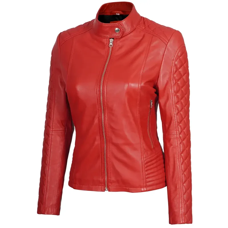 womens leather jackets-red leather jacket-womens leather motorcycle jacket-womens leather racer jacket-womens biker jacket-red leather jacket womens-womens red leather jacket