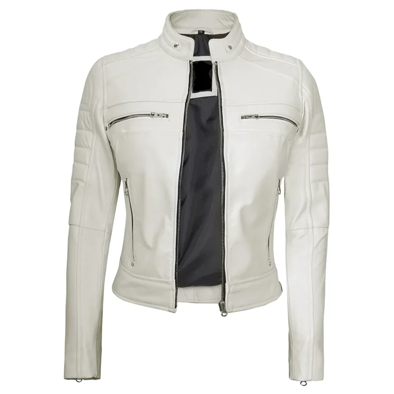 womens leather jackets-off white jacket-womens leather motorcycle jacket-womens leather racer jacket-womens biker jacket