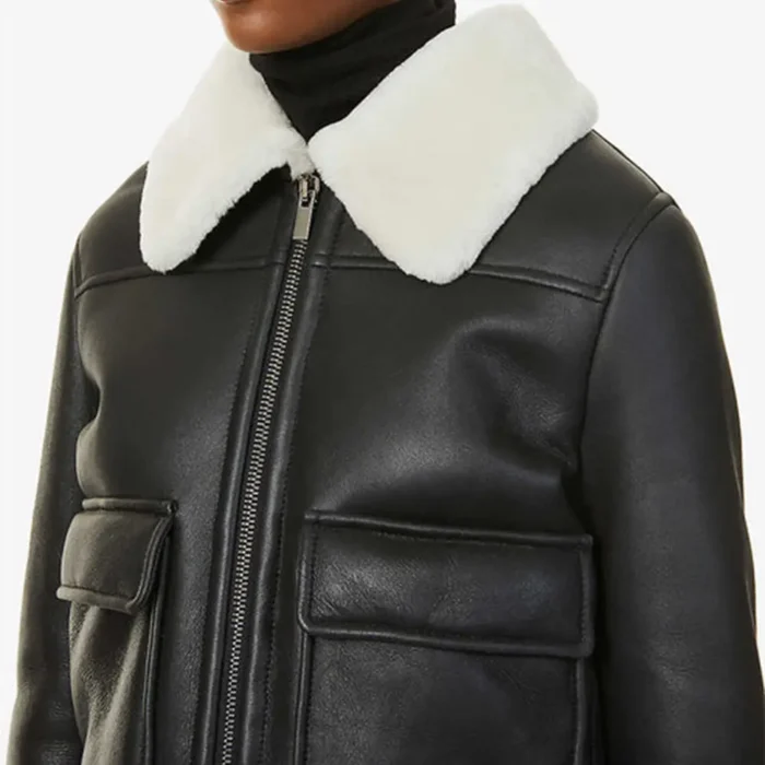 women shearling jacket-shearling jacket-womens leather shearling jacket-black sheepskin jacket womens-black leather shearling jacket-black shearling jacket womens-ladies shearling jacket-sheepskin leather jacket women's-black leather jacket with fur