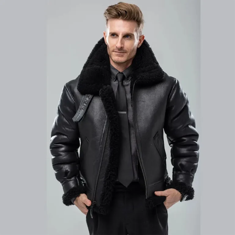 B3 bomber jacket-Sheepskin bomber jacket-B3 leather bomber jacket-B3 bomber jackets-B3 sheepskin bomber jacket