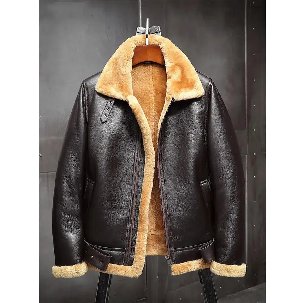 B3 bomber jacket-Sheepskin bomber jacket-B3 leather bomber jacket-B3 bomber jackets-B3 sheepskin bomber jacket-B3 bomber coat-B3 leather jacket-B3 jacket-B3 bomber jacket men