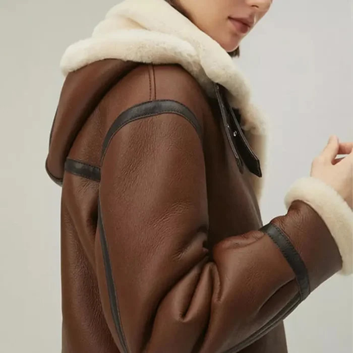 women shearling jacket-shearling jacket-womens leather shearling jacket-brown sheepskin jacket womens-brown leather shearling jacket-brown shearling jacket womens-ladies shearling jacket-sheepskin leather jacket women's-brown leather jacket with fur