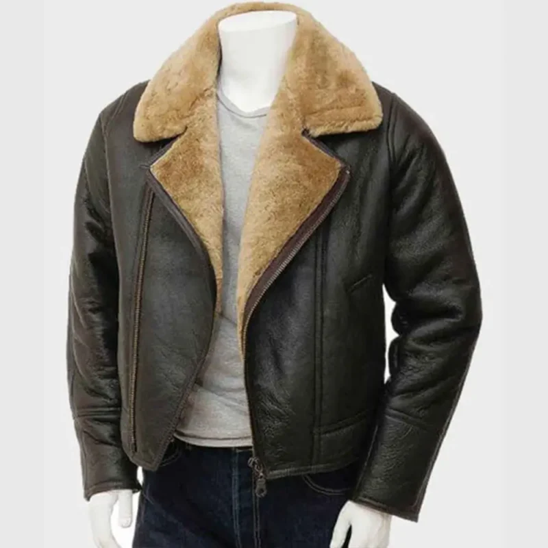 aviator jacket-aviator jacket mens-brown aviator jacket-leather aviator jacket-mens aviator jacket-flight jacket mens-leather aviator jacket-Mens Flight Jacket-leather flight jacket-shearling aviator jacket-mens winter jackets-winter jackets men-brown leather aviator jacket-brown leather jacket-mens brown leather jacket-b3 aviator Jacket