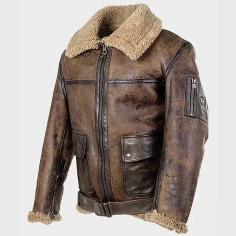 aviator jacket-aviator jacket mens-brown aviator jacket-leather aviator jacket-mens aviator jacket-flight jacket mens-leather aviator jacket-Mens Flight Jacket-leather flight jacket-shearling aviator jacket-mens winter jackets-winter jackets men-brown leather aviator jacket-brown leather jacket-mens brown leather jacket-b3 aviator Jacket