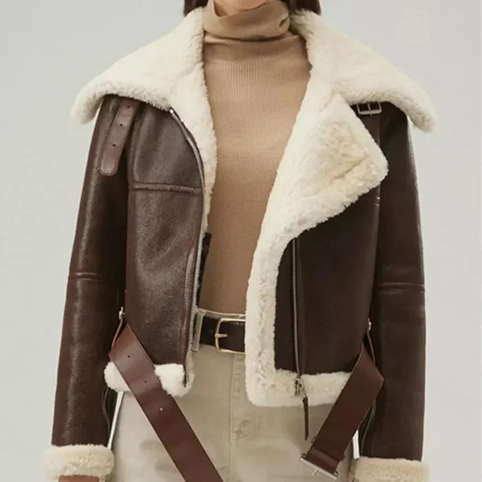 women shearling jacket-shearling jacket-womens leather shearling jacket-brown sheepskin jacket womens-brown leather shearling jacket-brown shearling jacket womens-ladies shearling jacket-sheepskin leather jacket women's-brown leather jacket with fur