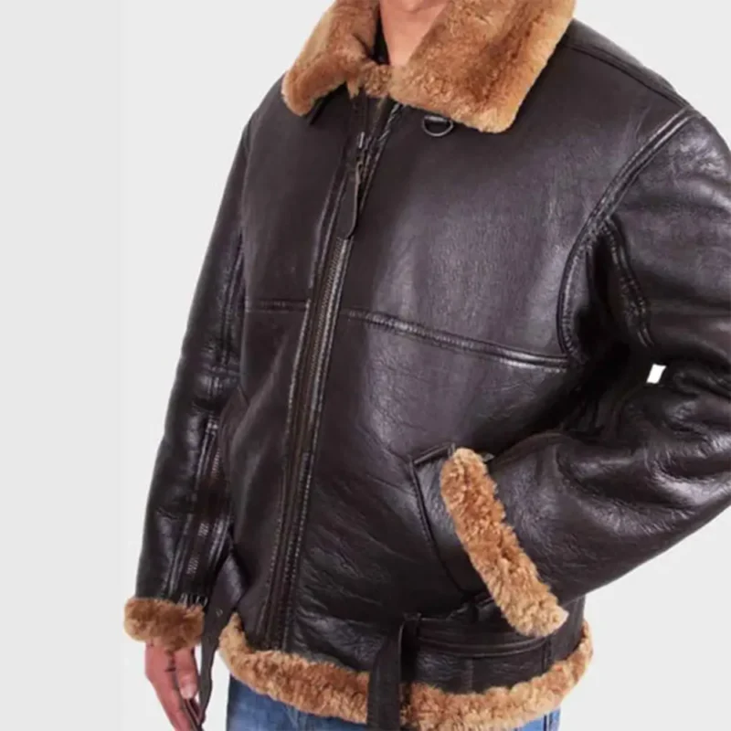 aviator jacket-aviator jacket mens-brown aviator jacket-leather aviator jacket-mens aviator jacket-flight jacket mens-leather aviator jacket-Mens Flight Jacket-leather flight jacket-shearling aviator jacket-mens winter jackets-winter jackets men-brown leather aviator jacket-brown leather jacket-mens brown leather jacket-b3 aviator Jacket