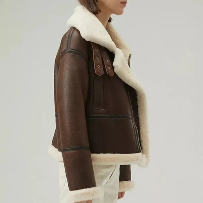 women shearling jacket-shearling jacket-womens leather shearling jacket-brown sheepskin jacket womens-brown leather shearling jacket-brown shearling jacket womens-ladies shearling jacket-sheepskin leather jacket women's-brown leather jacket with fur