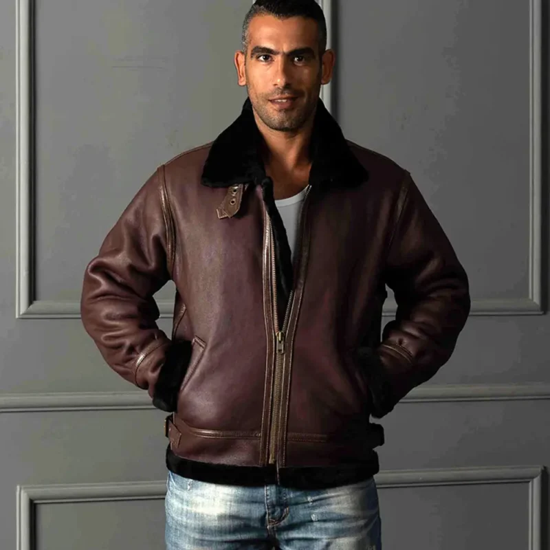 mens shearling jacket-shearling jacket-mens leather shearling jacket-sheepskin jacket mens-b3 bomber jacket-brown shearling jacket-sheepskin shearling jacket-men collar jackets-mens leather shearling jacket-air force bomber jacket-brown jacket men-mens brown airforce jacket-raf aviator jacket-aviator jacket-ww2 flight jacket-flying jacket ww2