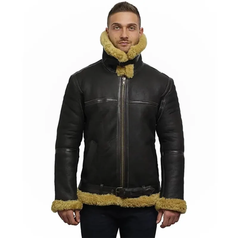 aviator jacket-aviator jacket mens-brown aviator jacket-leather aviator jacket-mens aviator jacket-flight jacket mens-leather aviator jacket-Mens Flight Jacket-leather flight jacket-shearling aviator jacket-mens winter jackets-winter jackets men-brown leather aviator jacket-brown leather jacket-mens brown leather jacket-b3 aviator Jacket