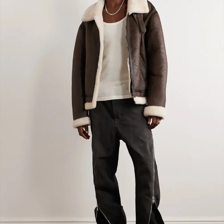 Shearling jacket-Leather shearling jacket-Shearling leather jacket-Sheepskin shearling jacket-Best shearling jacket-Sheepskin leather jacket-mens shearling jacket