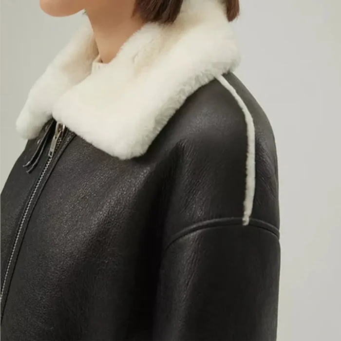 women shearling jacket-shearling jacket-womens leather shearling jacket-black sheepskin jacket womens-black leather shearling jacket-black shearling jacket womens-ladies shearling jacket-sheepskin leather jacket women's-black leather jacket with fur